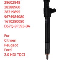 28602948 28388960 9674984080 New Diesel Fuel Injector For Delphi Citroen Peugeot Ford 2.0 HDi TDCI