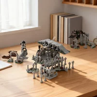 7242pcs MOC UCS Osgiliath Hobbit And Lord Rings The Model Building Toy Blocks Creative Idea Festival Gift Education Brick