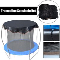 Trampoline Shade Cover Sunshade Trampoline Canopy Cover Mesh Material Trampoline Protective Tool For Picnics Backyards 6/10/16ft