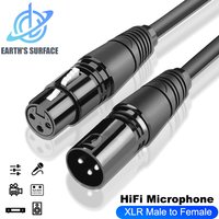 3Pin XLR Cable Audio Cable XLR Male to Female Microphone Extension Cables for Mixer Amplifiers Sound Cannon Balanced XLR Line