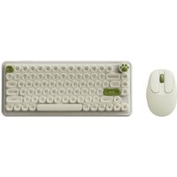 Cutieq Z82pro Keyboard Mouse Suit Thri-Mode Mechanical Keyboard Soft Tone Key Wireless Bluetooth Female Office Notebook Portable