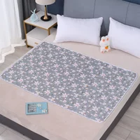 4 Layer Waterproof Cartoon Diapering Mat Baby Changing Mats Washable Changing Pads for Night and Menstrual Protection Baby Care