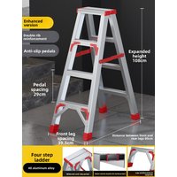 Aluminum Alloy Household Ladder Folding Lifting Telescopic Herringbone Ladder Multi-functional Ladder