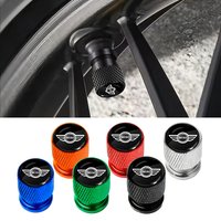 Car Wheel Tire Valve Caps Tyre Stem Covers Airdust Waterproof For Mini Cooper R50 R53 R55 R56 R60 R61 F54 F55 F56 F60 Clubman