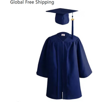 Children's Graduation Attire Set Elementary School Graduation Gown Kindergarten Boys And Girls Graduation Party Academic Robe