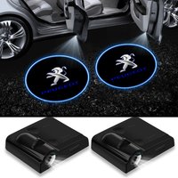 1/2Pcs LED Car Door Welcome Light Car Projector Lights Car Styling Caps For Peugeot 206 308 307 208 207 3008 2008 508 407 301 40