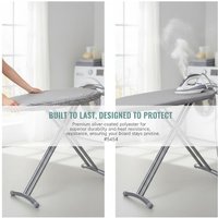 Heavy Duty Ironing Board Pad Cover, Silver Coated Heat Insulation Design, Soft Padded Universal Protective Mat for Home