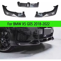For BMW X5 G05 2018-2022 Carbon Fiber Spoiler Front Bumper Lip Diffuser Front lip Front Chin Spoiler Auto Parts Body Kit