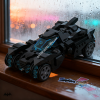 538pcs MOC Arkham Knight Batmobil Combat Mode 2 Model Building Toy Blocks DIY Idea Education Festival Gift Brick Birthday