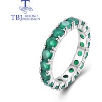 Classic multi-gem color design natural agate & garnet & peridot & spinel Ring 925 silver exquisite jewelry for women and girls
