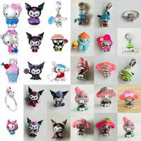 2026 Sweet 925 Silver Cartoon Cute KT Cat Cake Ring Pendant, Suitable for Original Bracelet DIY Exquisite Jewelry Accessories
