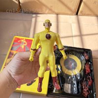 Mezco Flash Zoom One:12 Action Figure Super Hero Toys Real Colthes The Flash Action Figures Collectible Model Toys Birthday Gift