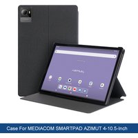 Case For MEDIACOM SMARTPAD AZIMUT 4 10.5'' Inch Tablet Case Stand Protect Shell Premium Pu Leather Hard Back Shell Tablet Cover