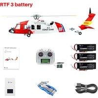Hélicoptère RC FLYWING MH-60T Jayhawk à l'échelle 1/470 avec éclairage LED, contrôleur ACE, mode GPS et ATT