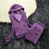Ensemble de survêtement en velours pour femmes 2026, veste à capuche et pantalon pour femmes, ensemble deux pièces, tenue pour femmes