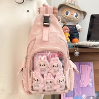 Transparent Ita Mochila Daily Using Student Lightweight Portable School Backpack Women Multi-function Women's Small Backpack