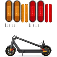 For Ninebot Max G30 G30D Electric Scooter Upgrade Modification Reflective Sticker Front Rear Wheel Hub Protective Shell Case
