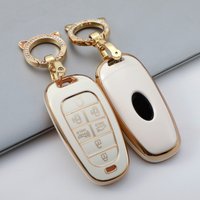 For Hyundai Sonata Nexo DN8 Santa Fe TM Tucson NX4 Staria Ioniq Shell Holder 2020 2021 2022 4/5/7 Buttons Car Key Fob case Cover