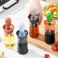 kitchen Olives Oil Bottle Silicone Brush BBQ Grill Dropper Olive Oil Dispenser Bottle for Cooking Baking Barbecue Kitchen Tool