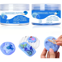 Silicone Putty, an Easy 1:1 Mixing Ratio Mold Making Kit, Non-Toxic Casting, Crafts, And Wax Figure Production, Craft Supplies