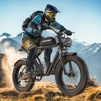 KICKWEY K7 50km/h Speed 110km Range 26*4.0 Inch Fat Tires 1500W Motors 48V 23AH Battery Hydraulic Disc Brake E-bike