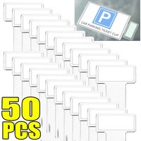 Self-Adhesive Windshield Ticket Holder Parking Permit Label Sleeve Universal Sticky Sticker Storage Sleeve Parking Ticket Holder