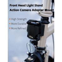 AliExpress NONE Portable Folding Bicycle Light Adapter High Strength PETG Gopro Mount Base For Brompton Bike Accessories