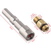 2Pcs High Pressure Washer Foam Pot Quick Connector Adapter For Nilfisk Kew Alto Quick Release Connection Without Tools