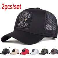 Unisex PANTHER Embroidery Baseball Net Caps Spring and Summer Outdoor Adjustable Casual Hats Sunscreen Hat image 4