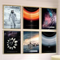 Interstellar Film Poster Music Album Cover For Room Canvas Painting Print Art Home Wall Decor Picture Gift