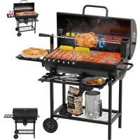 Heavy Duty Barrel Automatic Chicken Rotating Kit Barbecue Grill Iron Manual Rotisserie Charcoal Bbq Grill For Outdoor Party