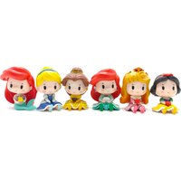 6 Pieces / Set Cartoon Princess Vinyl Figurine Cute Version Doll Action Figure Toys Collection Model Ornament