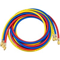 118'' ( 3 Meters ) 1/4" HVAC R12 R22 R134A R502 404A Refrigerant Charging Hose for Cars Auto A/C Refrigeration System A/C parts