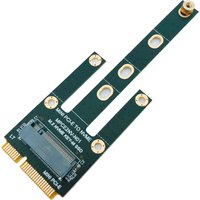 NEW Mini PCI-E to NVME Adapter Card Board Converter Expansion Card Riser Supports 2230 2242 2260 2280 M.2 NVME PCIE M Key M2 SSD
