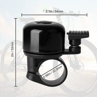 AliExpress NONE Bicycle Bell Alloy Mountain Road Bike Horn Sound Alarm For Safety Cycling Handlebar Bicycle Call Accessories