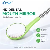 XYSZ Dental UHD Mirror HD Mouth 4 Colors To Choose From Mirror Waterproof with Detachable Stainless Steel Handle Dentistry Tool