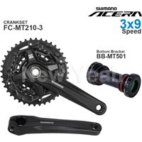 Groupe de vitesses SHIMANO ACERA M3000 3x9 avec pédalier FC-MT210-3 et boîtier de pédalier DEORE T6000 BB-MT500 MT501, pièce d'origine