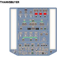 WINGFLEX Flight Simulator A320 Overhead Panel Featuring IRS & Lighting Panels, Overhead Simulation Designed for PC Platforms,
