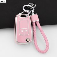 2 Buttons TPU Shell For Chevrolet Cruze Aveo Trax Sail Malibu for Opel Vauxhall Astra Corsa Meriva Insignia Car Key Case Cover