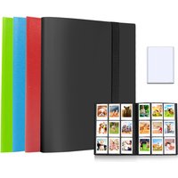360-Pocket Refillable Sports & Trading Card Binder with Side-Loading Sleeves and Secure Strap