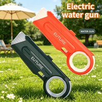 Large Round Electric Multi Shot Water Gun Toy High Capacity Spraying Squirt Blaster for Adult Beach Water Game Birthday Present