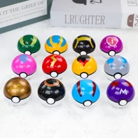 12Pcs Pokemon Pokeball Figure Pikachu Action Figure Cartoon Anime Kawaii Doll Poke Ball Collection Birthday Gifts