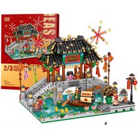 Loz Large Street View Building Blocks Toy for Boys And Girls Intelligence Enhancement Assembly Brain Training 8 Years And above