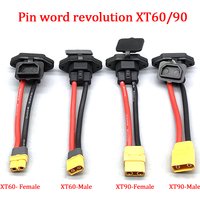 AliExpress JCD XT60/XT90 Male Female Plug to 3pin Power Socket XT60 XT90 Battery Car Charging Wire Connector New Energy E-bike Charging Cable