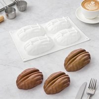 1 or 4-Cell Pecan Nuts Design Silicone Chocolate Mold Food Grade Mousse Cake Mould Pastry Tools Kitchen Dessert Bakeware