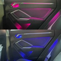 Suitable for new Audi models 19 to 22 Q3 RGB ambient lights Audi Q3 dedicated atmosphere light Replace the molding MMI control