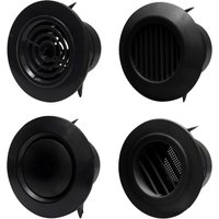 75/100/150mm Various Shapes Air Vent Cap Extract Valve Grille Air Circulation Vents Cover Ducting Ventilation Cover Accessories