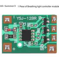 3V6V12V Slow Breathing Light Module 3-way 300mAh Light with Slow Flashing Light Gradually on And Off Chip