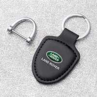 PU Leather Car Shield Decoration Keychain Gifts Key Chain Kryring For Land Rover Defender Discovery 2 3 Freelander Accessories