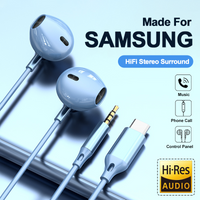 Écouteurs Samsung HiFi Surround Sound intra-auriculaires USB Type C 3,5 mm avec contrôle filaire pour Galaxy S26 S24 S23 Ultra